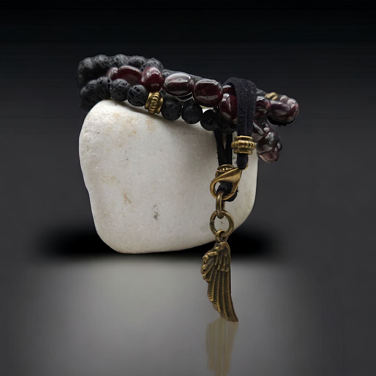 Bracelets of natural stones