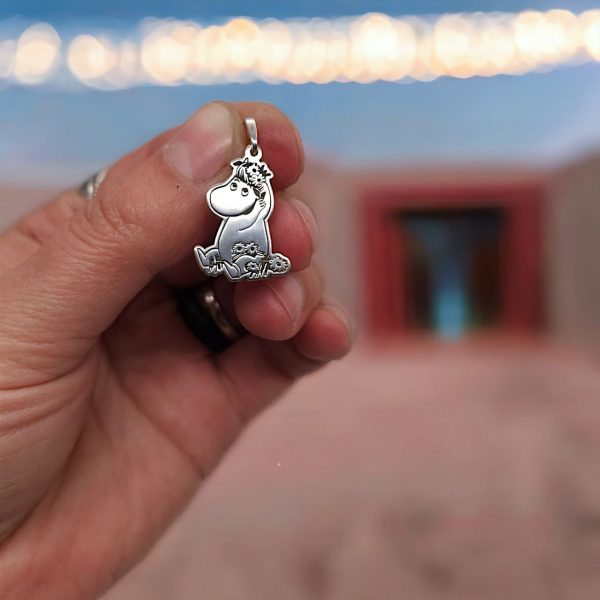 Handmade silver Moomin troll