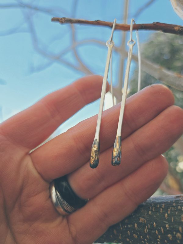 Matchstick earrings