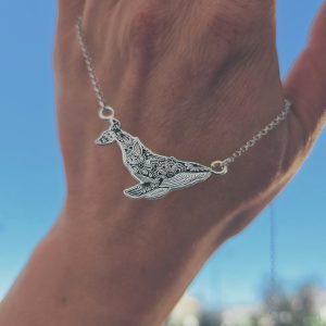 Silver Pendant with Engraving