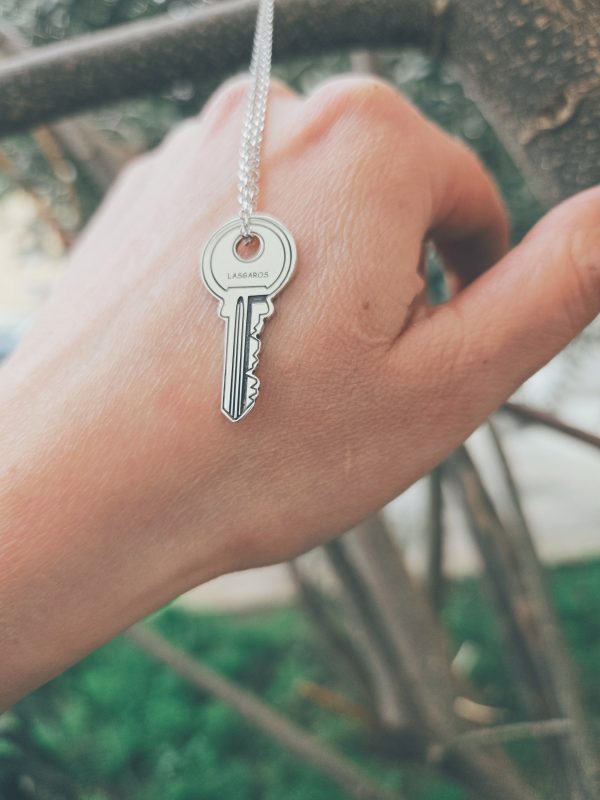 Sterling Silver Key Pendant