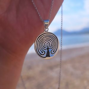 Goddess Labyrinth Pendant