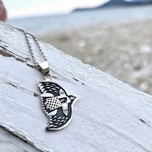 Pendant Bird and Man