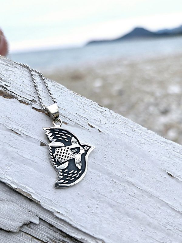 Pendant Bird and Man