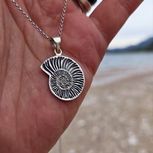 Snail pendant.