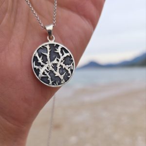 Sterling Silver Thorns Pendant