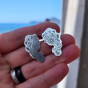 Mandala Stud Earrings