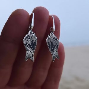 Bat earrings