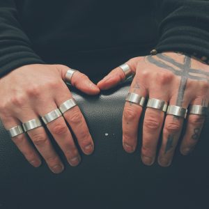 Set of 10 rings
