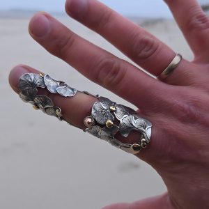 Ginkgo biloba brass and copper