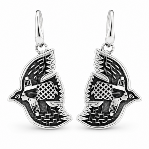 Bird and Human Earrings